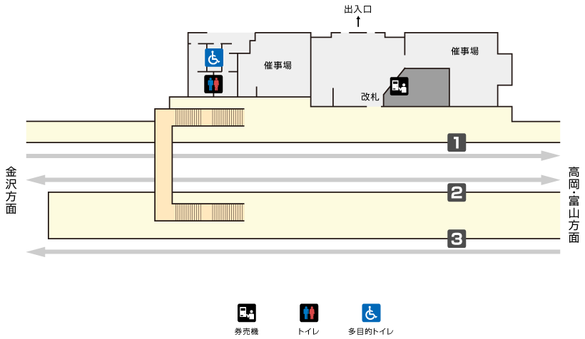 福岡駅構内図