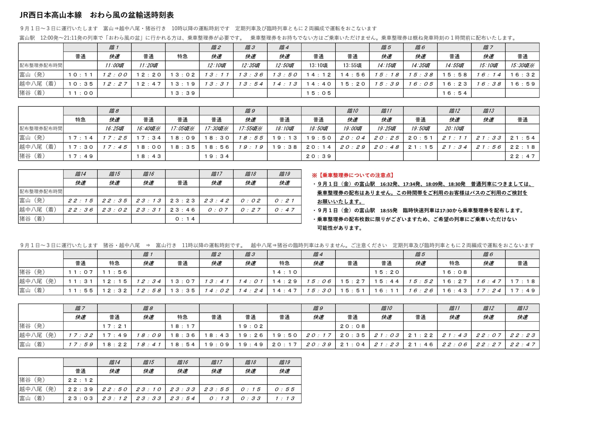 新着情報 | あいの風とやま鉄道株式会社