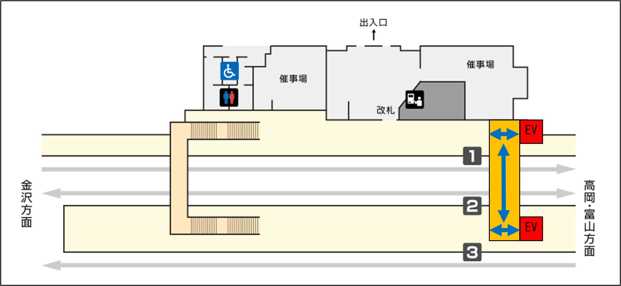 福岡駅構内図